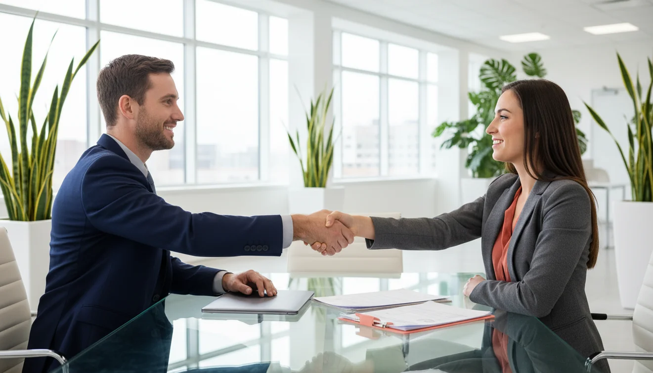 Business email generated with AI for client outreach