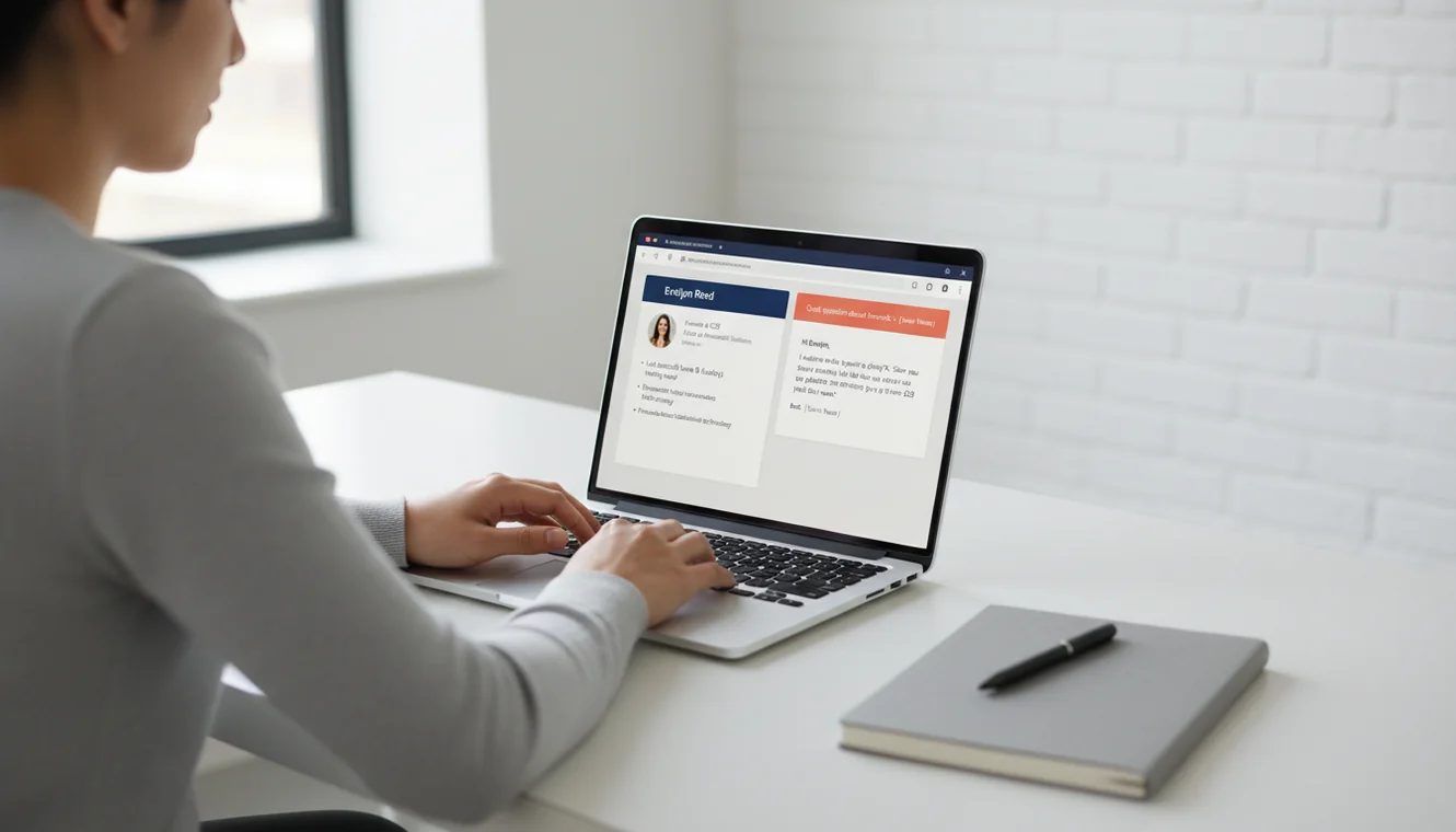 Cold outreach email generated by AI for sales prospecting