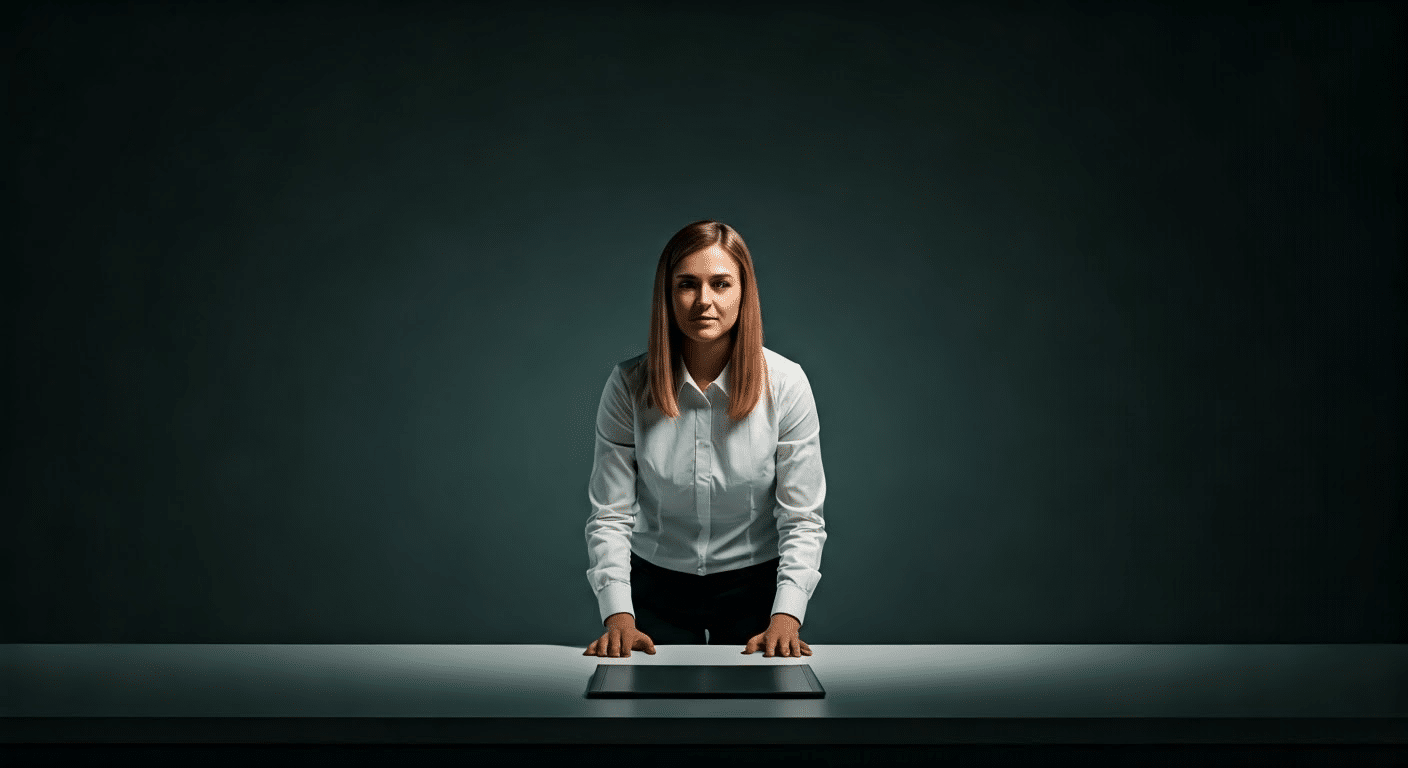 IT professional discussing email case sensitivity on a laptop in a collaborative environment